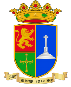 Versión del escudo con el orden del texto de izquierda a derecha - Celoriu.com