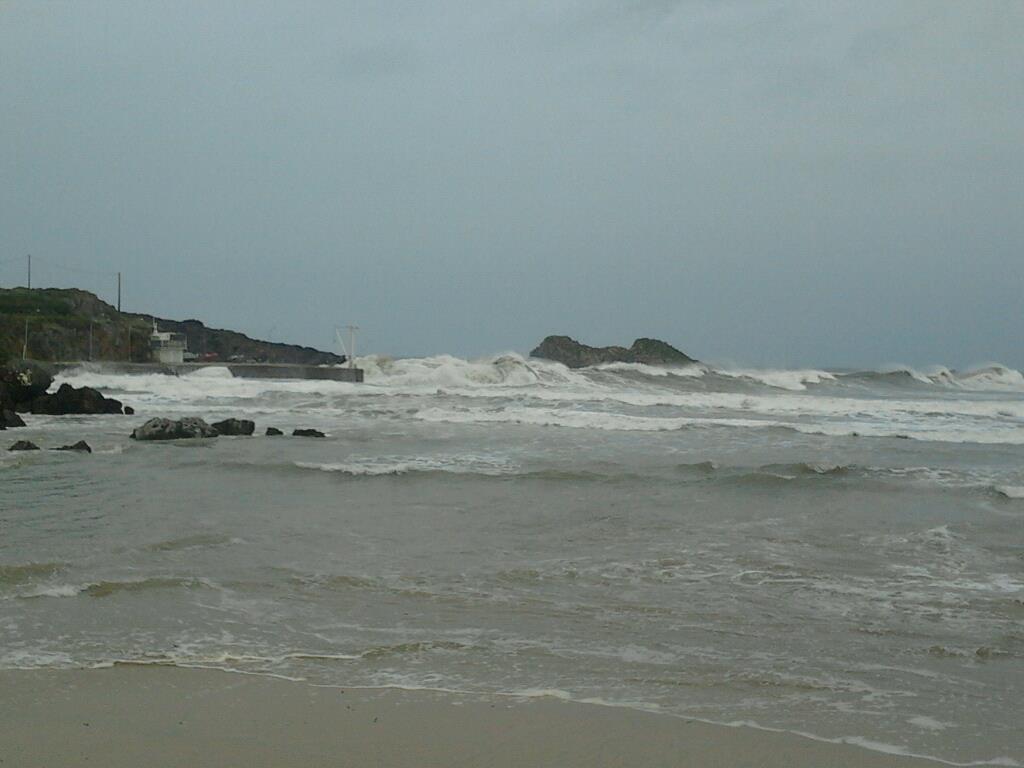 La playa de Palombina, durante la tarde de ayer en Celorio - Tere Oves - Celoriu.com