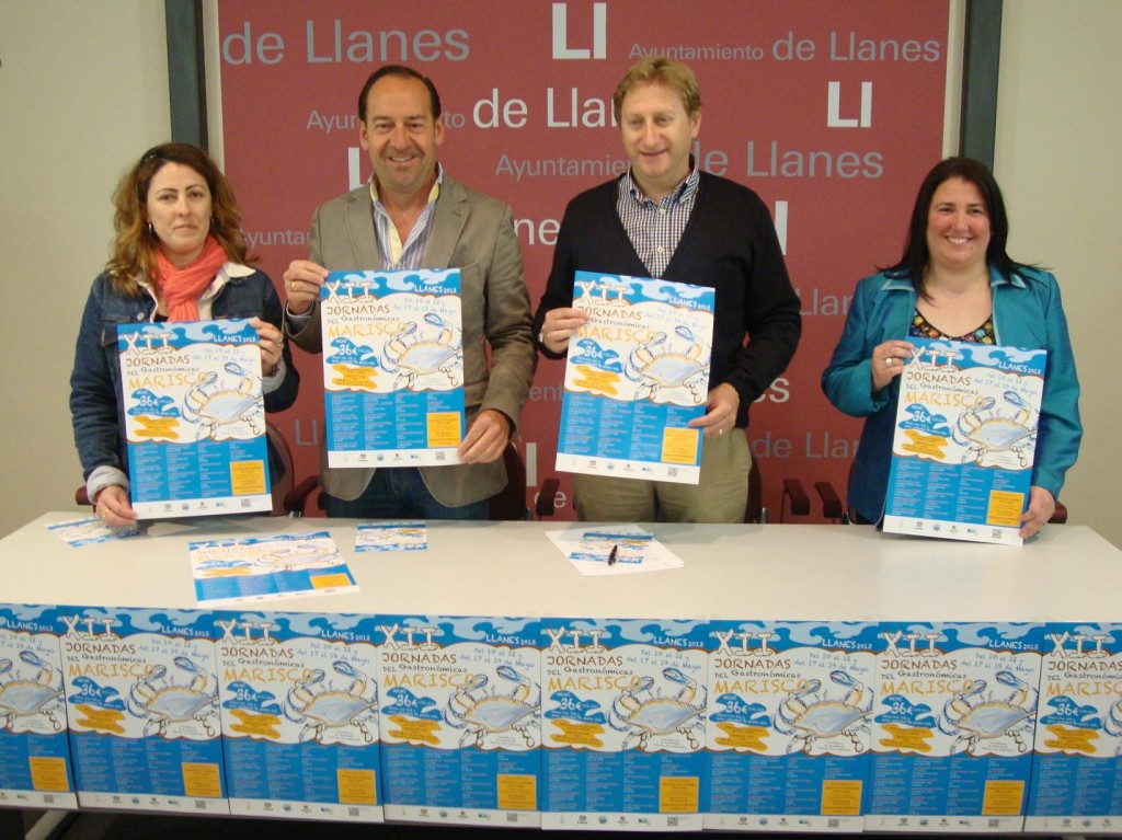 ALLARES, LLANESCOR y FOMTUR en la presentación de las Jornadas del Marisco de Llanes - Celoriu.com